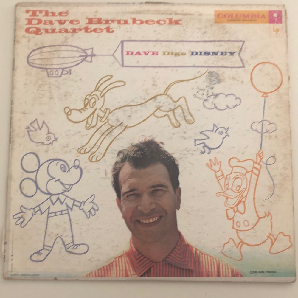 The Dave Brubeck Quartet - Dave Digs Disney Original Press
